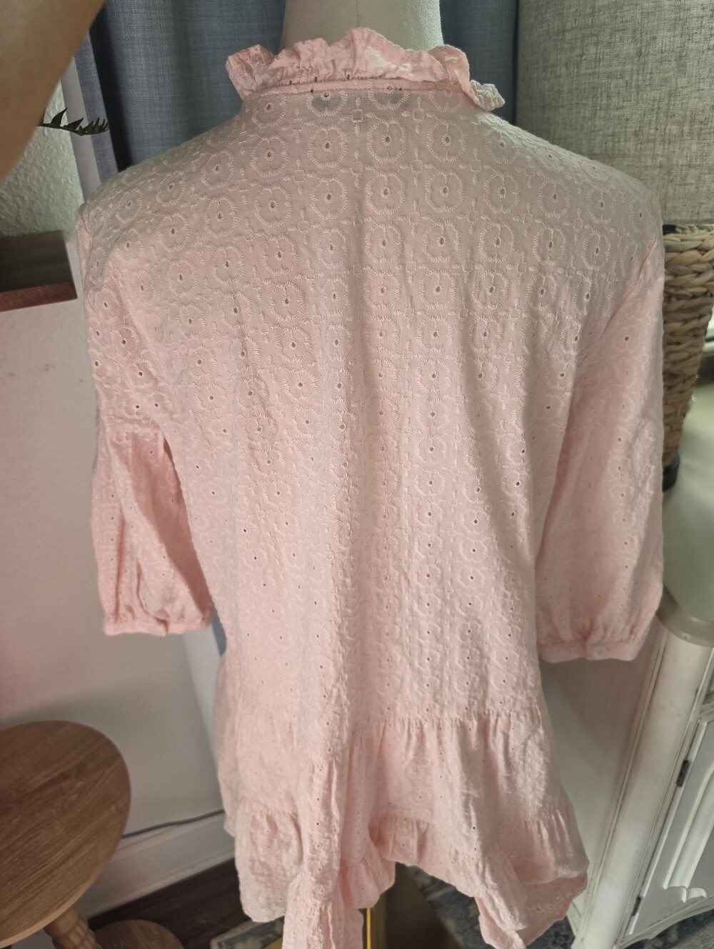 Tommy Hilfiger Pink Eyelet Dress - Picture 5 of 6